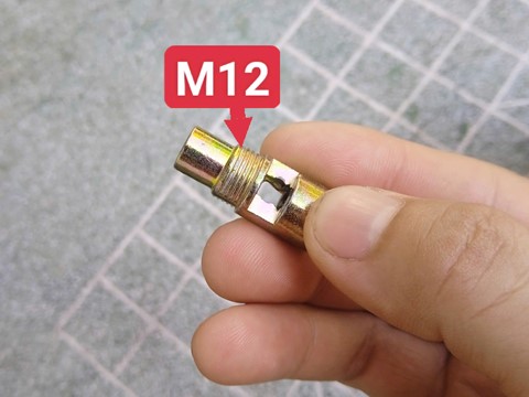 Ống Dẫn Khí Đầu Loa Khò Ren Ngoài M12