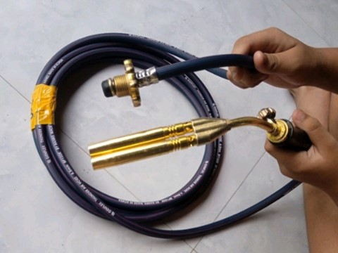 Khò 2 nòng dùng bình gas gia đình 